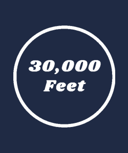 30,000 feet logo