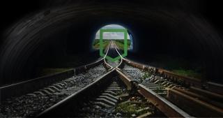 railroad train tunnel