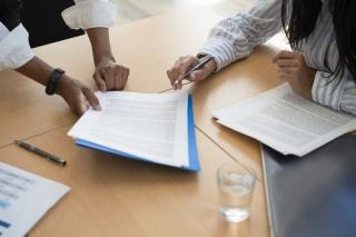 signing documents