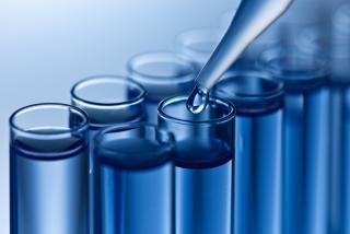 Test tubes and a pipette, signifying the biotech industry