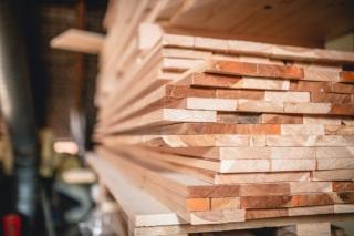 Stacks of Timber