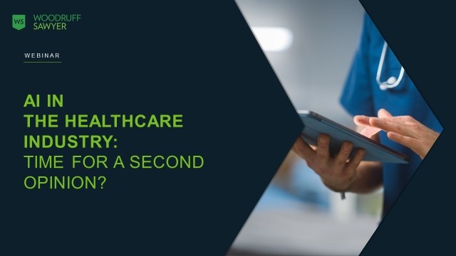 AI in the Healthcare Industry Webinar Cover