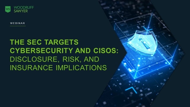 SEC Targets Cybersecurity Webinar Cover