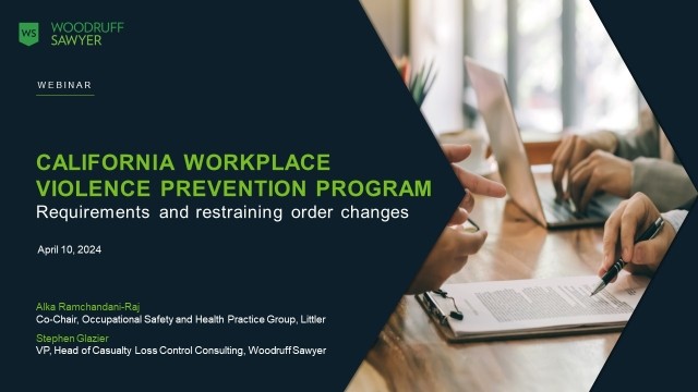 CA Workplace Violence PPT cover