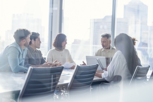 advisory board in a meeting room