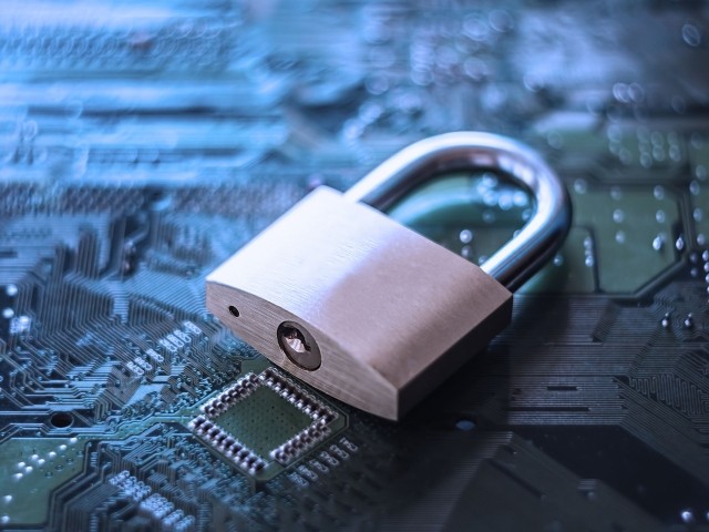Lock Circuit Board Cyber Security