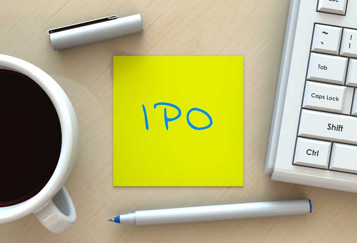 IPO yellow post it note