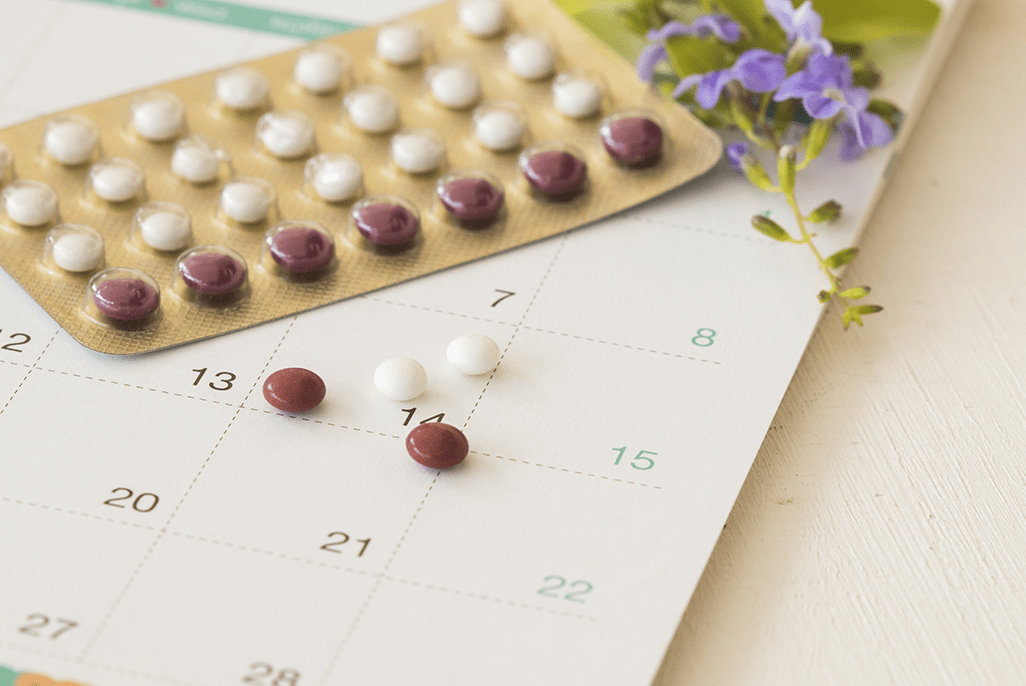 Contraceptive pills calendar