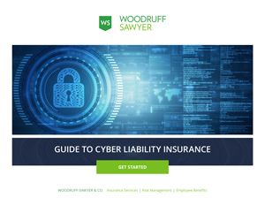 Cover page to Cyber Liability Insurance Buying Guide 2021