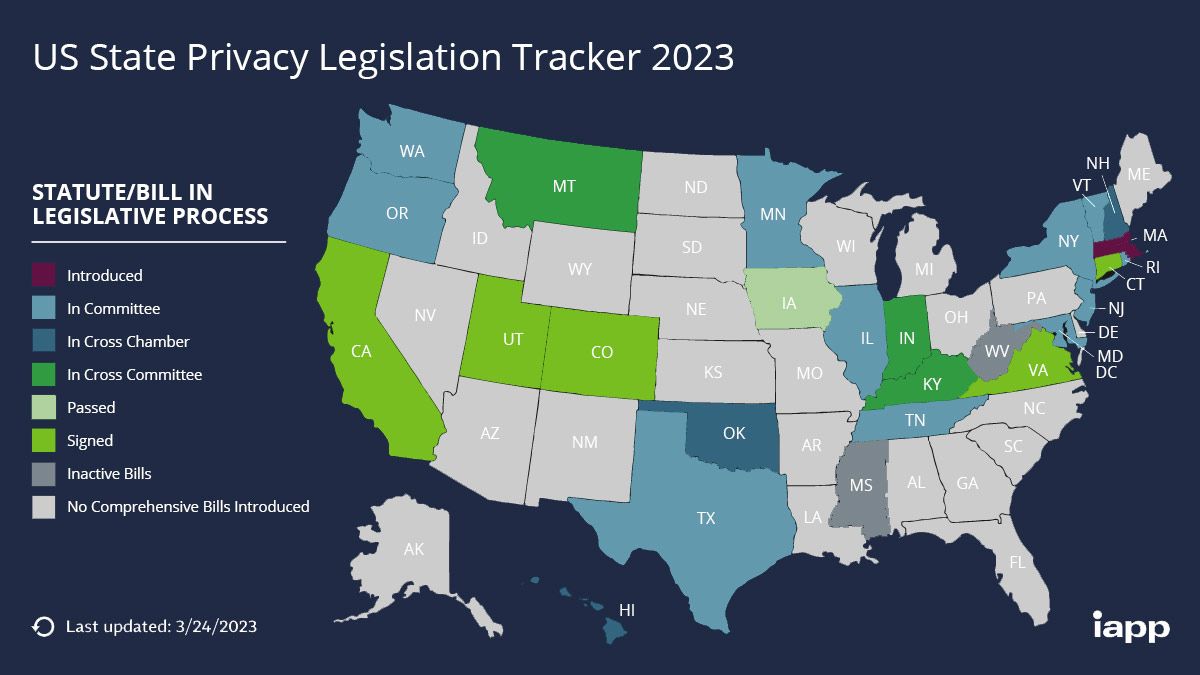 US State Privacy Law Map